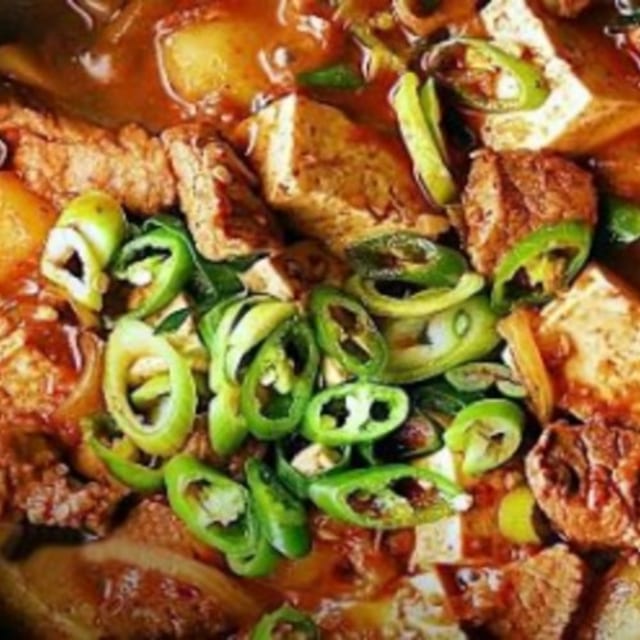 Pork Chaguri (돼지고기 짜글이).
