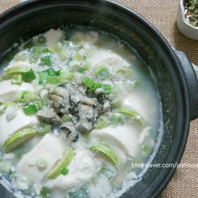 Oyster Soon Du Bu (굴순두부).