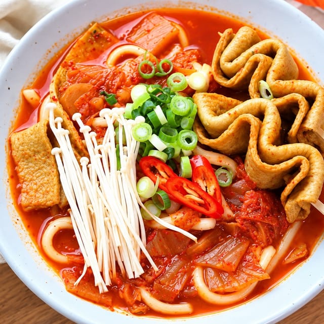 Kimchi Undon Noodle (김치우동).