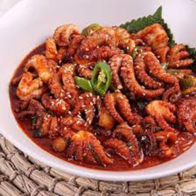 Spicy Baby Octopus.